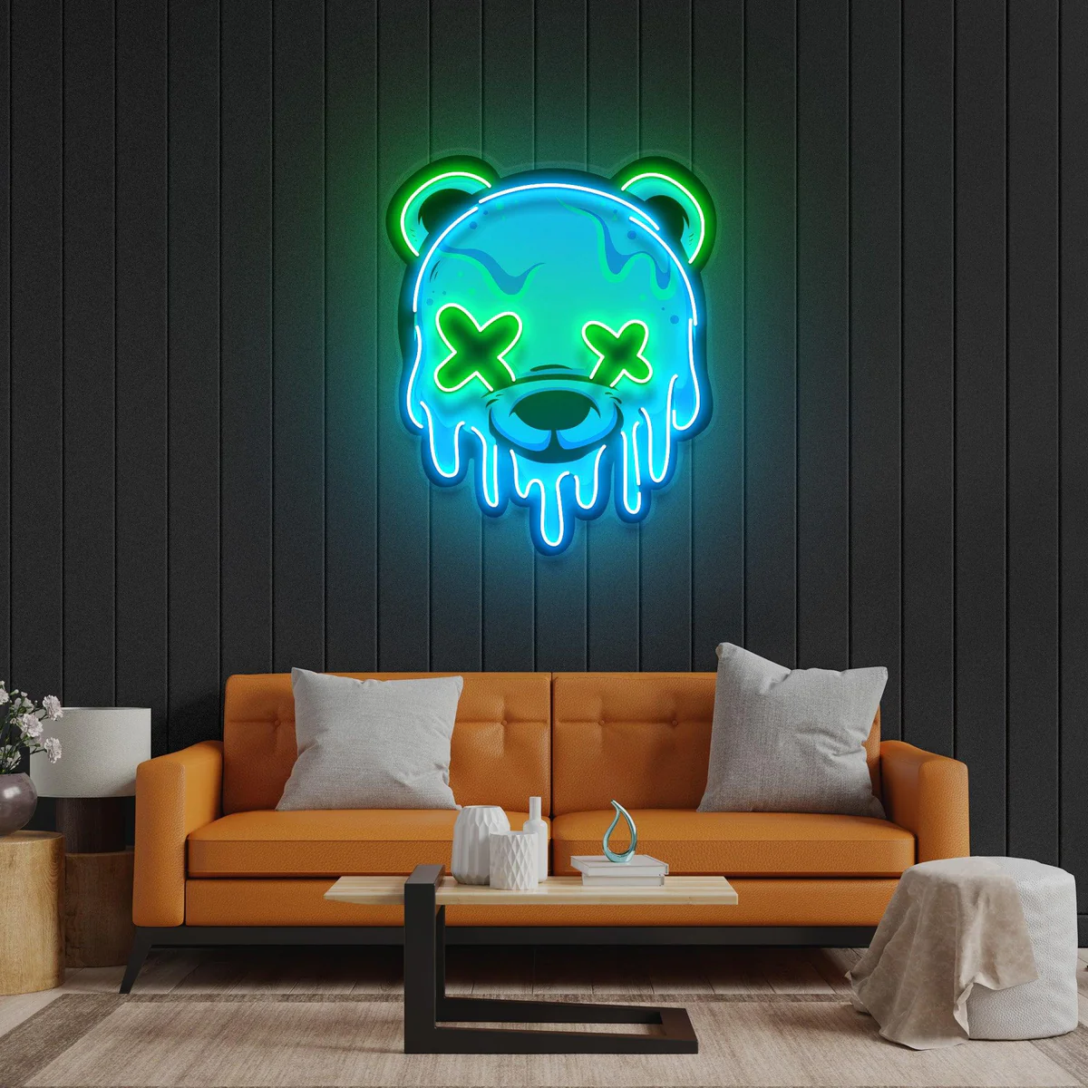 ICE BEAR NEON POP ART